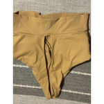 Pheel Bra Top Tan Size L Made in USA Halter Neck Sporty Athleisure Size L Photo 3