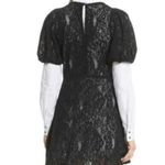 Free People  size XS lace overlay long sleeve tunic PRINCESS collared shirt dress Photo 7