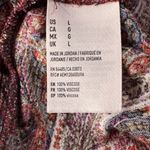 American Eagle  Large A-Line Mini Dress Paisley Halter Keyhole Lightweight Pocket Photo 7