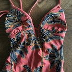 Maaji  Phoenix Palm Parady Reversible V Wire One-Piece Swimsuit, Small, $167 Photo 9