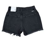 KanCan Ultra High Rise Mom Shorts Jean Denim Cutoff Distressed Black Size 1 24 Photo 1