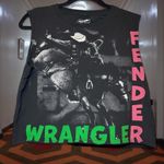 Wrangler RARE Vintage x FENDER Collab Western Graphic Crop Top Photo 3