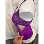 Athleta  purple active top with sports bra Photo 3