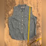 Gloria Vanderbilt Women’s  Denim Button Up Top Photo 4