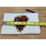 Brighton Embroidered Makeup Bag Heart Crown Bird Motifs 2019 Photo 3
