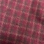 Eddie Bauer  Vintage Wool Windowpane Plaid Blazer Red Women’s Size Small Academia Photo 4