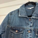 NorthStyle Classic Women's Denim Jean Jacket Size XL 100% Cotton Chore Coat Blue Photo 2