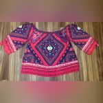 Flying Tomato  boho cold shoulder top crop Size Large Photo 1