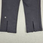 Lululemon Womens Gather Crow Yoga Leggings 4 Black Crop Split Wide Leg Capri Photo 11