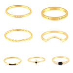 Boutique NEW‎ Yellow Gold Plated Silver Baguette Onyx Simulated Diamond Ring Sz 6 Photo 7