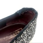 Marc Jacobs  BLACK & SILVER GLITTER "ZOE"  LEATHER & FABRIC LOAFER SHOES (38.5) Photo 12