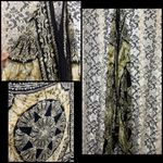 Advance Apparels Black cream Yellow dress halter top backless handkerchief hem Size undefined Photo 1