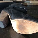 Rag and Bone Harrow Black suede booties 39 Women’s Size 8.5 Chunky Boots Photo 10