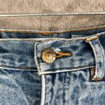 Badge Denim Shorts Women’s 14 Blue High Waist Vintage Bermuda Y2K Streetwear 90s Size 24 Photo 2