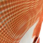 Watercolor Pleated Skirt and Textured Shirt Set Sz Small Orange White Photo 2