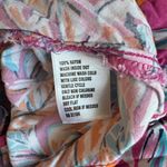 Crown & Ivy Tropical Flamingos Pinks Blues Orange Strappy Halter Tank Size XL Photo 4