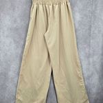 Cream Tan Smock High Rise Wide Leg Pocket Flowy Boho Dress Pants Plus 2XL Size XXL Photo 1