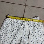 Hollister Women Elastic Waist Sleep Pajama Shorts White Floral size S Photo 5