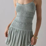 Urban Outfitters Fairy Core Whimsical Green Mini Dress Photo 0