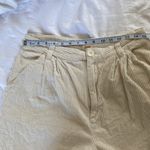 Free People  Cream Corduroy Pants | Size 12 Photo 4