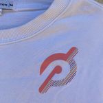 Peloton  Size medium pink white long sleeve athletic top feminine Photo 7