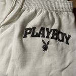 Playboy Women’s  Bunny 🐰 Print White Black Sweatpants size XL Photo 5