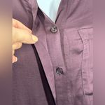 Young Fabulous and Broke Susan Blouse Raisin Solid NWOT Small Business Casual Photo 5