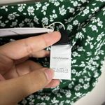 SheIn  Green Dreamara Ditsy Floral Print Drawstring Ruffle Hem Skirt Sz 4 NWT Photo 3