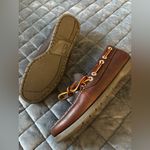 L.L. Bean women’s Loafers Leather Shoes Dress Size 7M flats Brown Photo 5