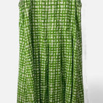 Gorman Organic Cotton Maxi Pocket Dress Gingham Sleeveless Whimsical Cottagecore Green Size 10 Photo 0