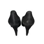 BCBGMAXAZRIA Paris Black Studded Rose Appliqué Stiletto Heels Photo 2