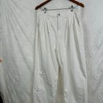 Madewell  Baggy Straight High‎ Rise White Wide Leg Jeans Size 30 Photo 2