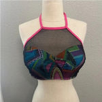 Jams World 2  Hula Moon Mesh Bikini‎ Tops Size XL Halter Swim Photo 3