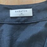 Babaton Aritzia  Black Silk Romper Short Sleeve Black Size XS Photo 3