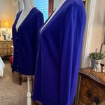 Eileen Fisher Deep Blue Cardigan Sweater Photo 4
