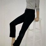 J.Crew Womens Black Flare Crop Mid Rise Signature Stretch Denim Size 24T Photo 1