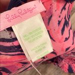 Lilly Pulitzer  Looped A Jungle In Here Resort Scarf Pink Navy Photo 3