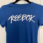 Reebok  GS Opp Script Blue T-shirt Size Extra Small Photo 8
