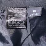 Tahari  Black Straight Pencil Raffle Trim Lined Skirt Size US 10 Photo 3