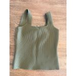 BAILEY 44 Tank Top Women Medium Green Scuba‎ Knit Sleeveless Sculpt Wide Straps Photo 5