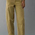 American Eagle NWT  OUTFITTER Stretch Barrel Cargo Pant Olive Photo 0