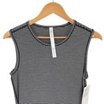 Lululemon Breeze By Tunic Mini Pop Stripe Black White Size 4 NWT Photo 3