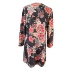 Anthropologie Solitaire Women’s Suede Floral Kimono Duster Size M Boho Jacket Photo 7