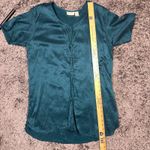 Victoria's Secret Vintage gold label Silk Sleep Shirt Button Down Short Sleeve L Photo 6