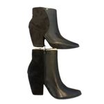 Liz Claiborne ‎ Women's Utopia Black Block Heel Booties Size 10M Photo 13