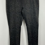 Calvin Klein Womans Snake Print Pullon Dress Pants XL Gray Black NWT Photo 0