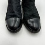 Clarks  x Orla Kiely Ponyhair Chelsea Boots Black Leather Booties Photo 4