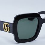 Gucci  SUNGLASSES GG1547S 001 Shiny Black / Grey Photo 2