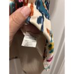 Jade Womens M Static Blooms High Neck Puff Sleeve Dress Mini Length Multicolor Size M Photo 4