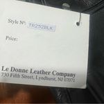 NWT Le Donne Sleek Black Leather Small Backpack made in Colombia handcrafted Photo 3